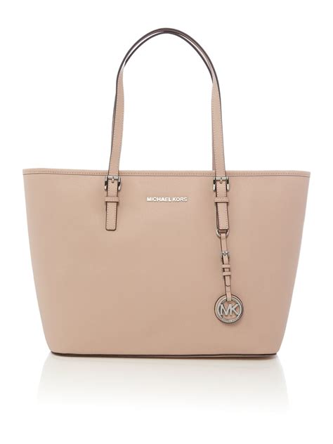 michael kors tas kelsey tote handtas pink|michael kors medium tote bag.